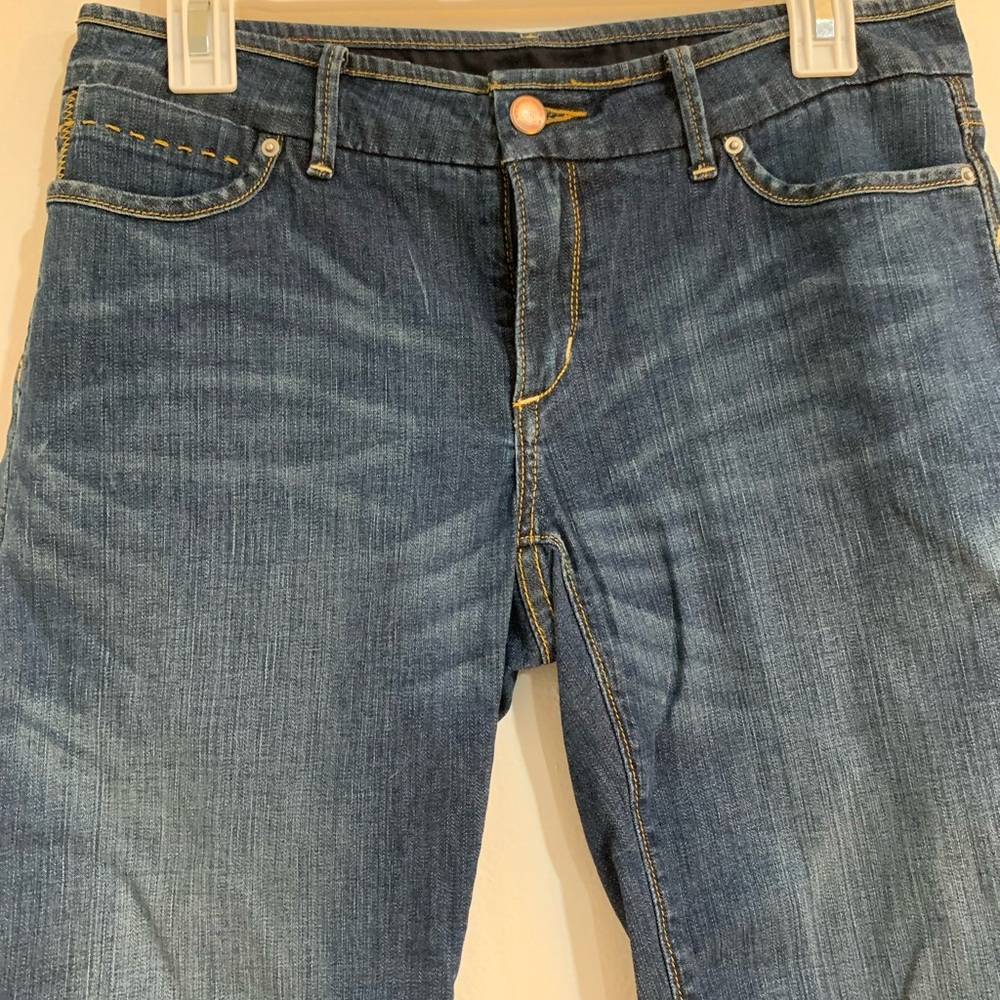 Banana Republic Bermuda Jean Shorts Size 4 Modest Shorts Spring Beach Vacation - Picture 6 of 11